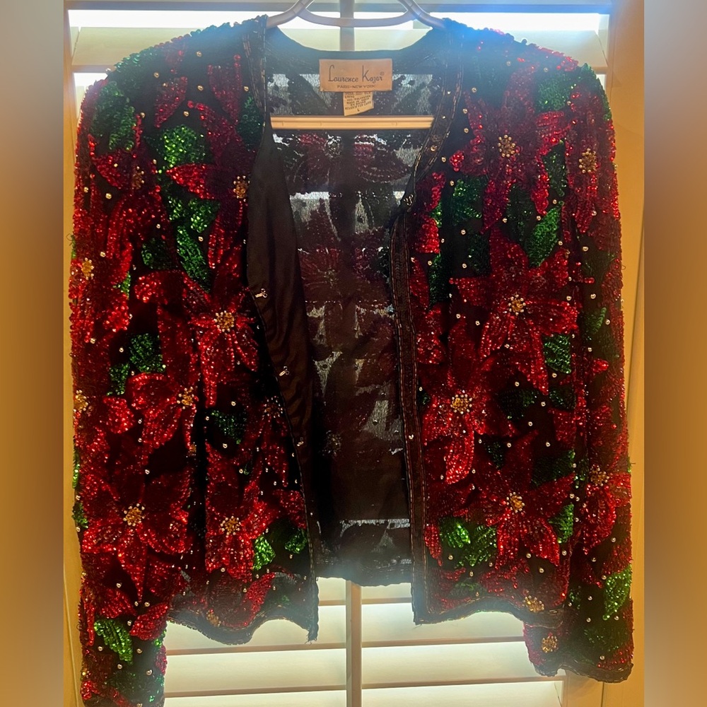 Vintage Laurence Kazar Paris-New York Women’s Size Large Beaded Jacket - Picture 1 of 2